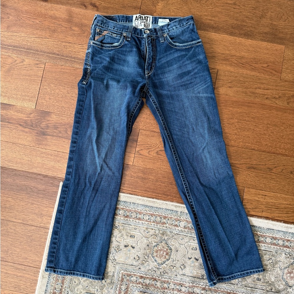 Ariat Men's Relaxed Fit Denim Jeans - Picture 2 of 2
